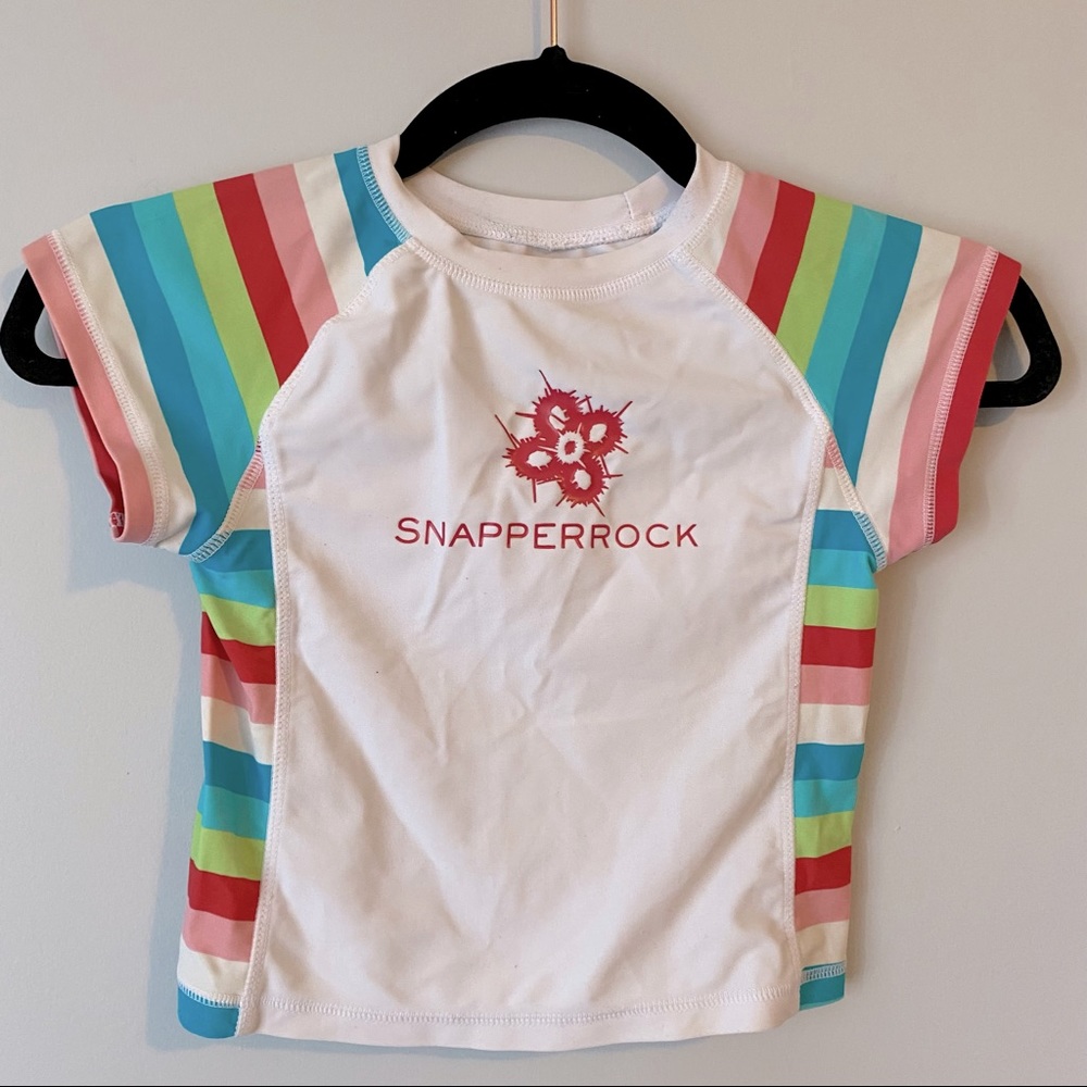 Snapper rock kids toddler rash guard sun shirt - 4T